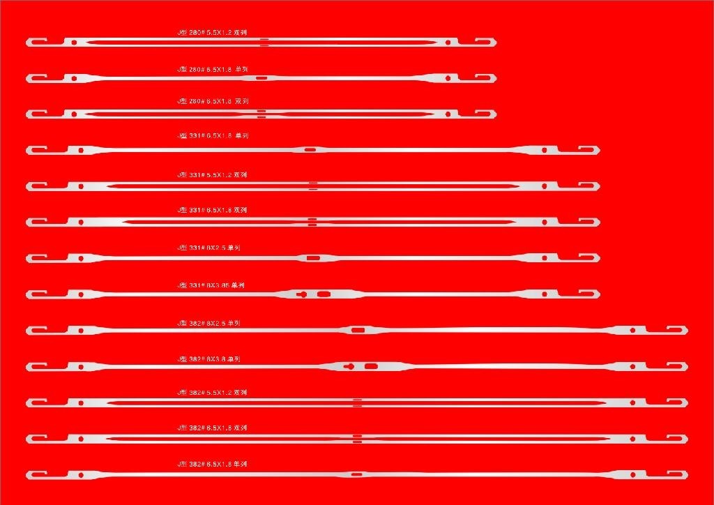 Water Jet Loom Parts 0.6mm 280 O Heald Wire