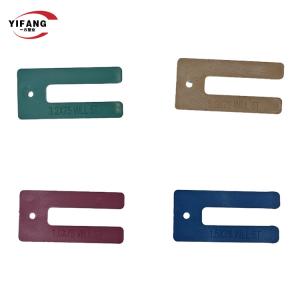 China U Shaped Horse Shims Window Packer for Window Frame Door Plastic Shim Packers Waterproofing wholesale