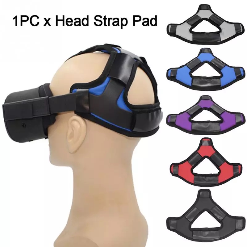 Newest Non-slip VR Helmet Head Pressure-relieving Strap Foam Pad for Oculus Quest VR Headset Cushion Headband Fixing Accessories