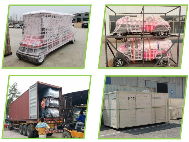 Qingdao China factory supply mini electric golf carts cheap price 60V battery golf buggy with 2 seats