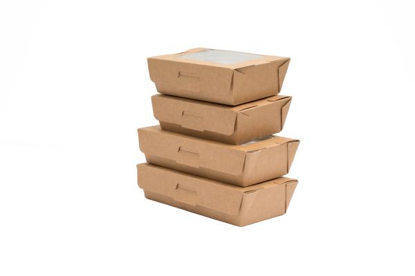 1000ml Disposable Food Container Packaging PP Biodegradable Salad Box With