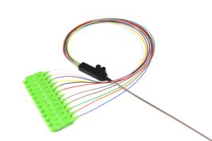 China 20M 12core SC Fiber Optic Pigtail wholesale