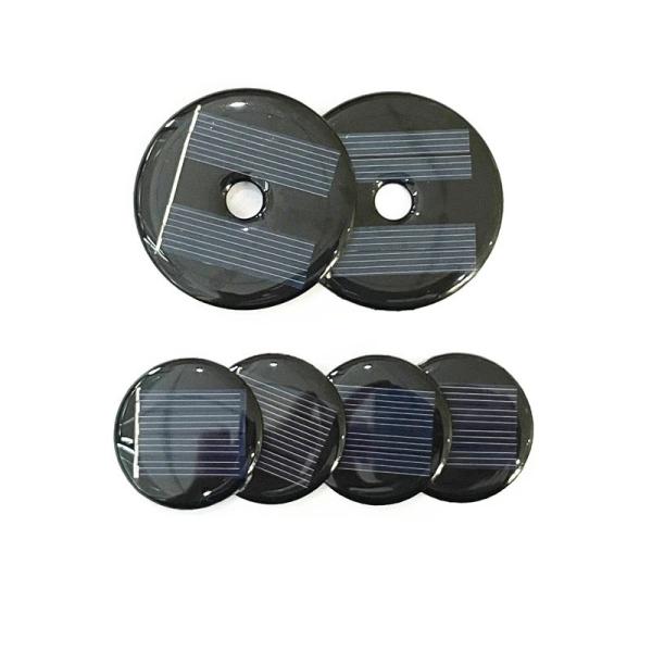 Circular Polycrystalline Solar Panel Charger Amorphous Silicon Photovoltaic Module