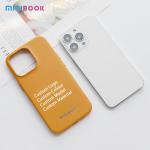 Customize Embossed Logo Shockproof Wireless Charging Magnetic Pu Leather Phone