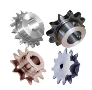 China silver Alloy Steel Front Chain Driven Sprockets Heat Treatment wholesale