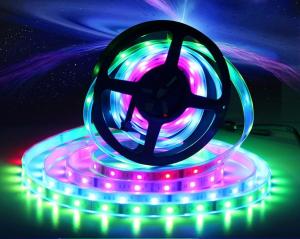 China 5m 6803 IC 5050 digital RGB Strip,150LED IP67 tube waterproof dream magic color 12V Led Strip,30LED/m wholesale