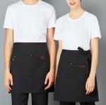 Waterproof Bartender Cotton Kitchen Bar Bistro Logo Waitress Short Waiter Waist