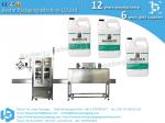Automatic sanitizer bottle orientation sticker labeling machine