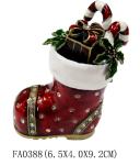 Colorful Glossy metal Craft Christmas Jewelry Box