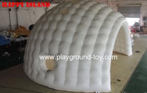 China Led Lights Inflatable Air Tent , Diameter 5m Inflatable Dome Tent wholesale