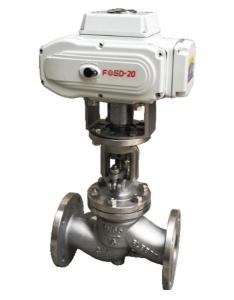 China 380V Electrically Operated Control Valve 316 Stainless Steel Globe Valve wholesale