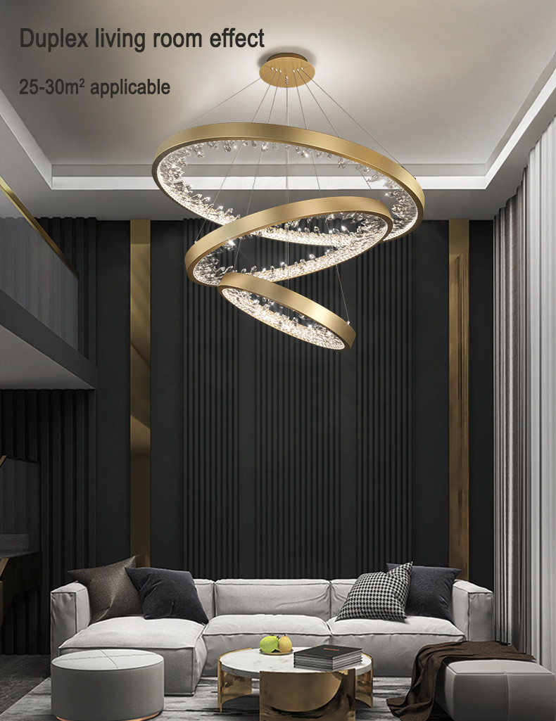 Modern Creative Crystal Chandelier Living Room Home Indoor Luxury Chandelier(WH-MI-402)