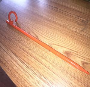 China Ring Welded Painted Grounding And Earthing Products Rebar Steel Ground Post Spike Rod wholesale
