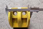 Forging Rail Clamps Forged Production 45 Steel With Bolts Rail Joint Clamp