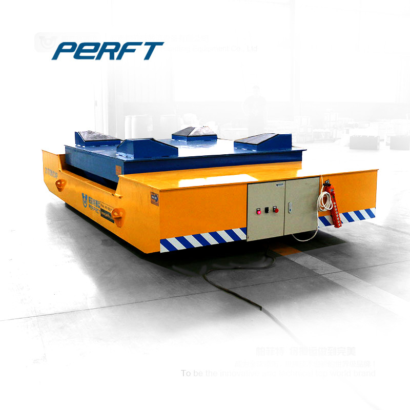 Heavy Duty Hydraulic Lifting Reel Powered Trackless Transfer Cart
