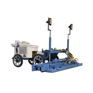 China Hydraulic Four Wheels Concrete Leveling To Make Road Construction Machine Laser Screed wholesale
