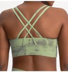 Tie Dye Yoga Bra And Legging Set Yoga Activewear Sets 220gsm