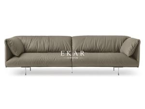 China Italy Contemporary Design Leather Sofa Modern Living Room Sofas wholesale