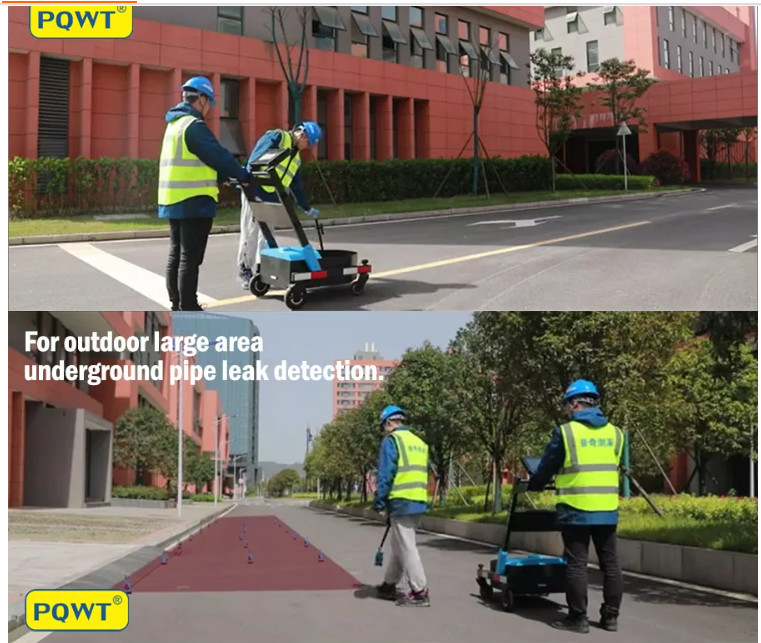 10M Smart Ball Water Leak Detection Trolley PQWT LDC 9m Depth