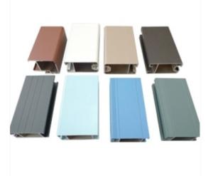 China 6063 - T5 Extruded Aluminum Door Frames Powder Spray Coated wholesale