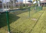 Chain Link Fence with Pedestrian Gates For Powder Stations
