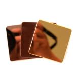 Rose Gold 304 Mirror Stainless Steel Sheet Hairline Colored Black