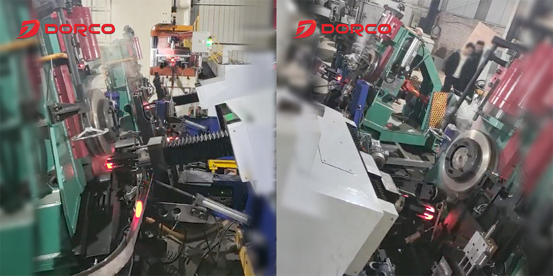 Mechanical Arm CNC Ring Rolling Machine Automatic Loading Unloading
