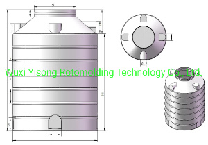 Vertical Water Tank Mold