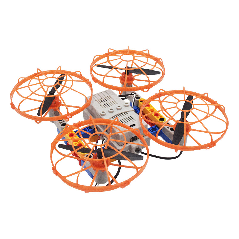 Dual Shape Drone with 360 Degree Flip Function Building Block Assembly
