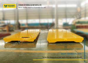 China Stainless steel Industrial Transfer Trolley / heavy duty railway motorized transfer trolley wholesale