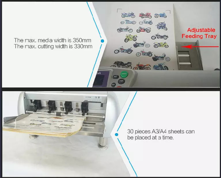 Z13pro Auto - Feeding Die Cut Sticker Printing Machine Automatically 800MM/S Speed