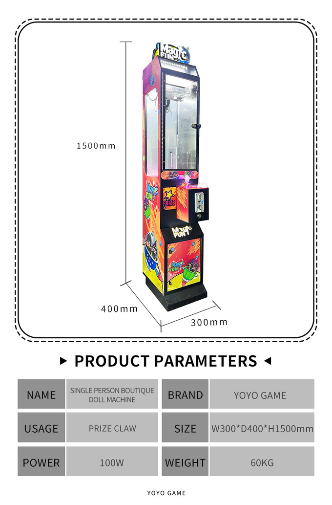 Coin Operated Games Mini Arcade Claw Crane Machine Toy Claw Vending Machine