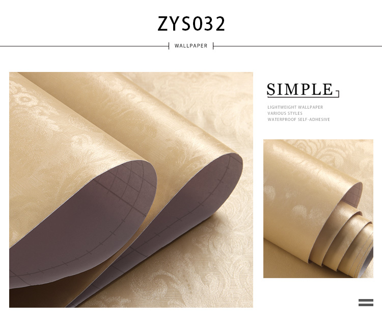 Floral 3D Brick PVC Self Adhesive Wallpaper Roll Heat Insulation