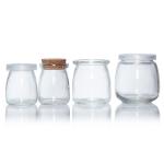 Custom Dessert Glass Pudding Jars 100ml 200ml 300ml