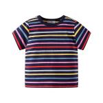 Children'S Sports Shirts Customized Boy T-Shirt Children'S Cotton Striped T