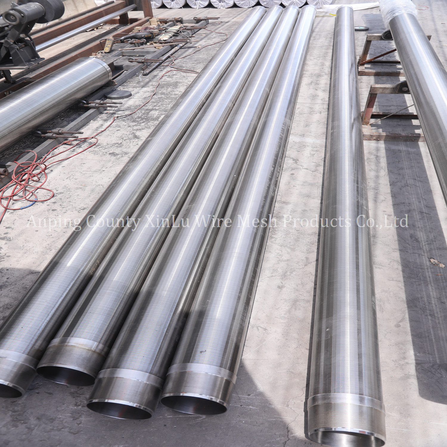 Polishing V Wire Continuous Slot Sand Control Screen Tube with Flow FOTI and Wedge Wire #118