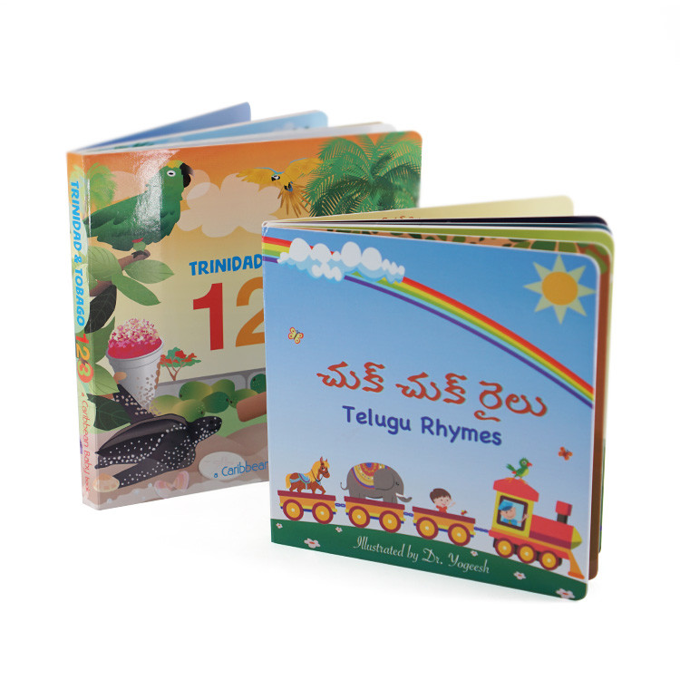 300gsm Childrens Board Book Printing Hardback CDR Pantone