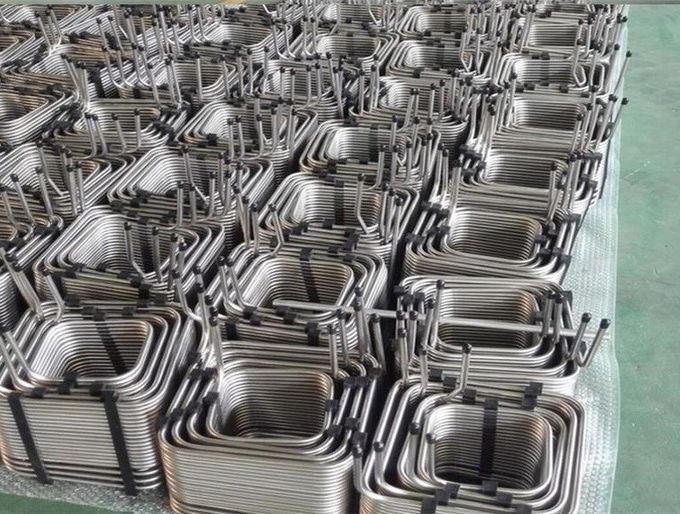 Carbon Shell Tube with Copper Thread Tube Heat Exchanger Used for Cold Water Units Cooler