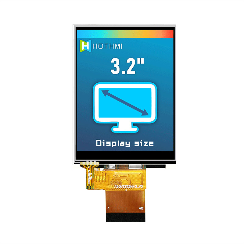 3.2" SPI TFT LCD Display Module 240x320 ST7789V Resistive Touchscreen TFT-H032A3QVTST3R40