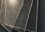 SS304 200*200mm Square size Crimped Wire woven Tray for Vegetable