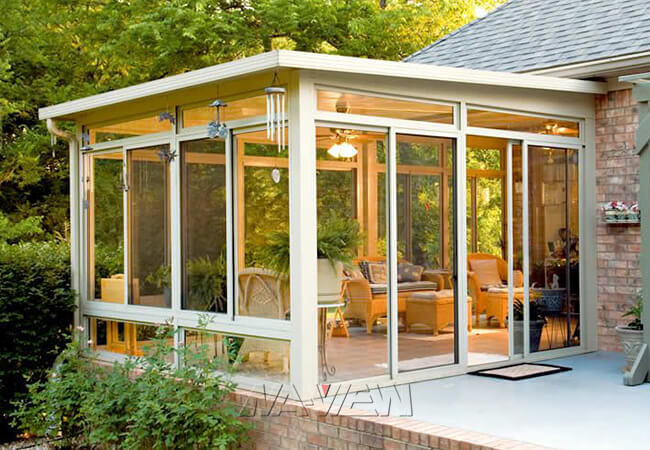 Seasonal Porch Enclosures Easy Screen Porch Aluminum Alloy Profiles