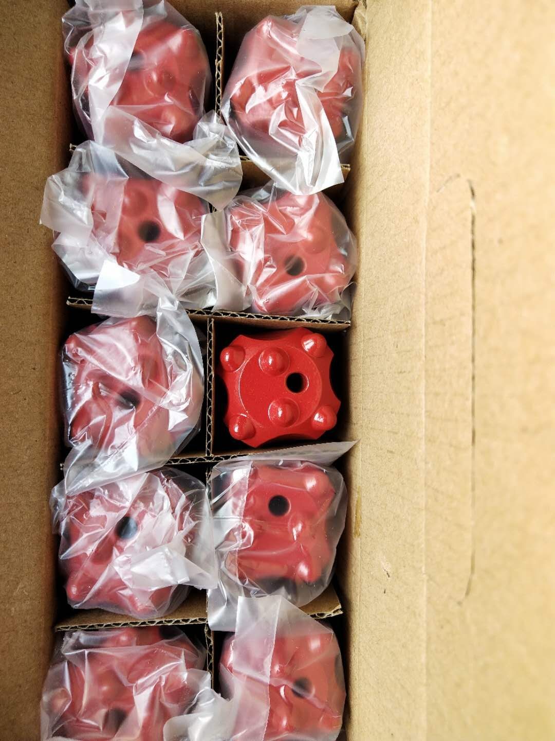 Customize Taper Button Bit 11 Degree 33mm Red High Speed Drill Bits