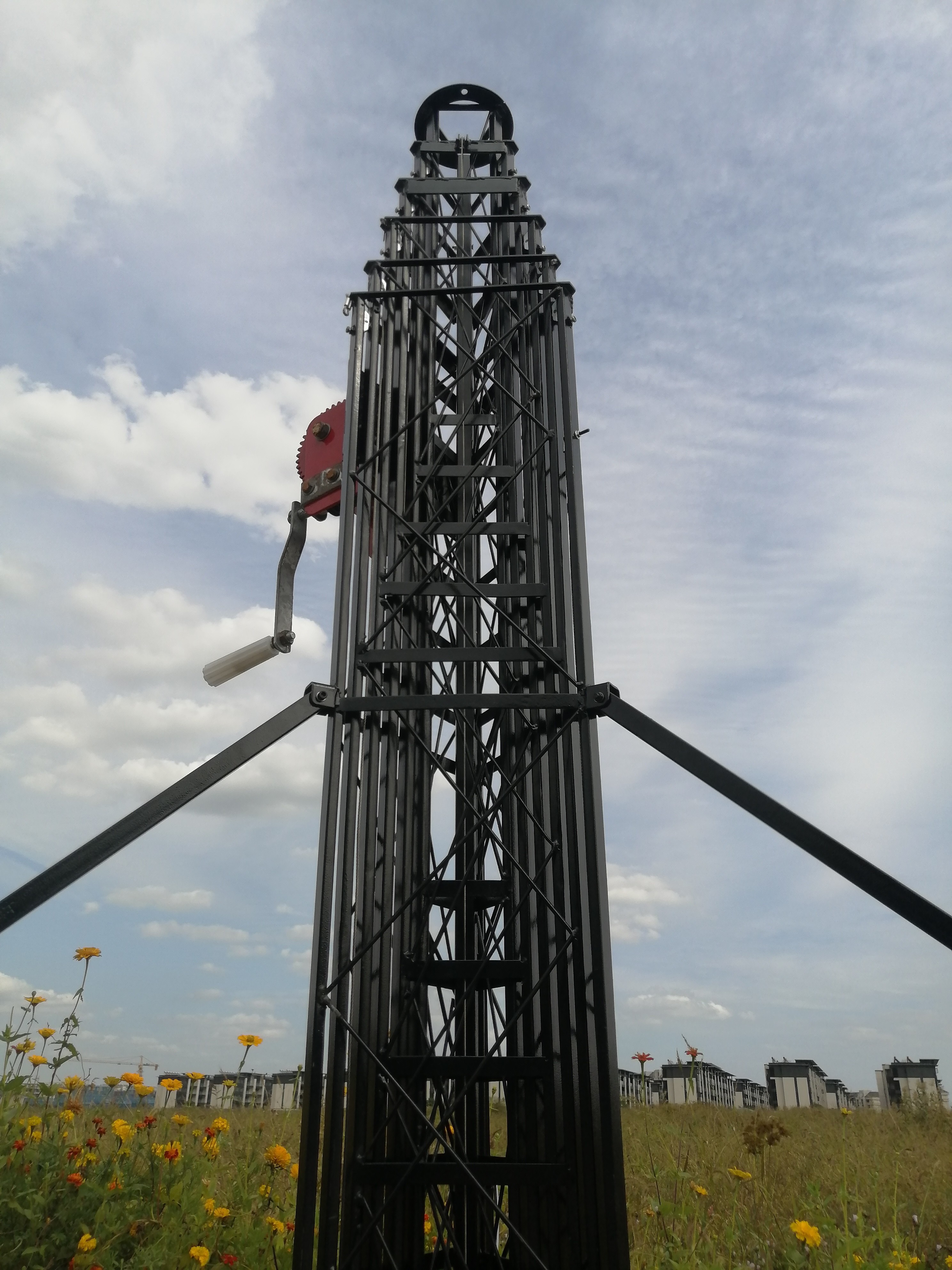 30M Truss Guyed Lattice Tower