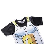 Soft T Shirt For Teenager Boy Anime Clothing Super Saiyan Vegeta Fashion Summer