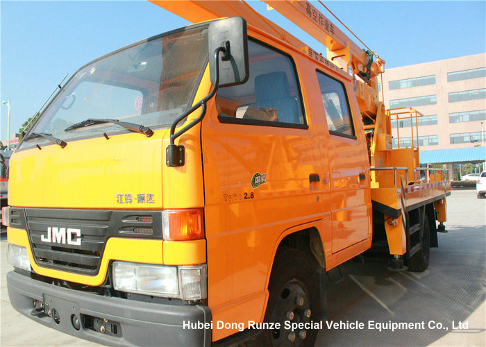 JMC 14-16m 4x2 Double Cabin Aerial Platform Truck For High Operation Working