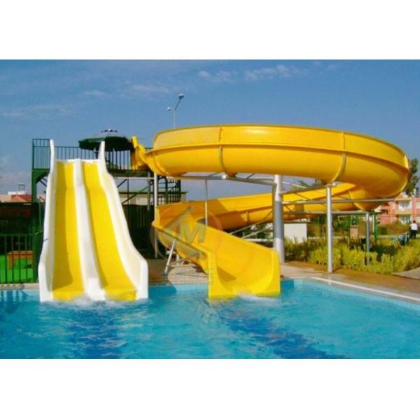 Anti Ultraviolet Kids Water Park Amusement Park Slide Equipment Fiberglass Material