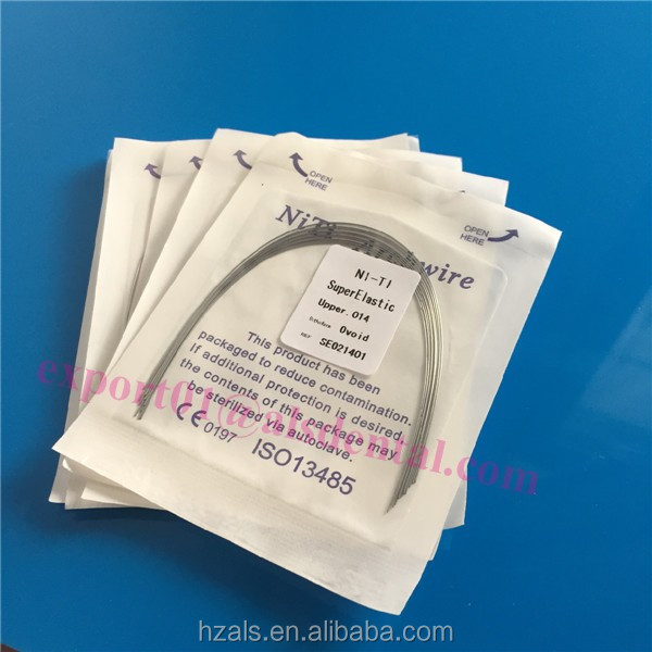 Instrument classification Class II Dental Archwire Stainless Steel Archwire for Orthodontic Treatment