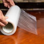 Transparent Granite Countertop Protector Marble Floor PE Protect Film Hardwood