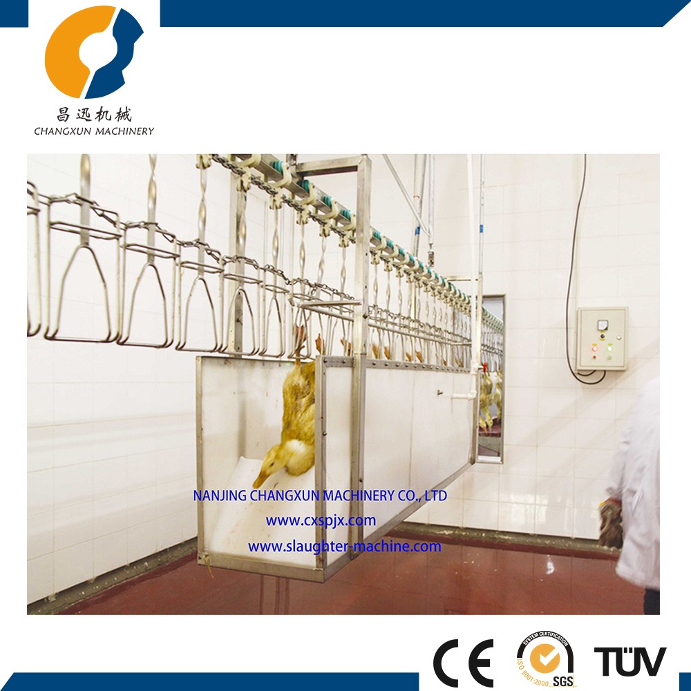 High Productivity Slaughterhouse Trolley 200BPH - 12000BPH Poultry Processing Tools