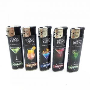 China Disposable Dy-072 Customized Black Label Electronic Lighter for End Customers wholesale